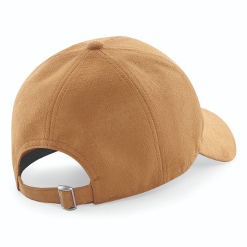 Beechfield Faux Suede 6 Panel Cap B656 achterkant