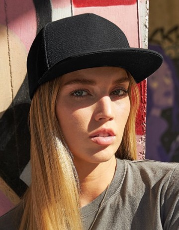 Beechfield Original Flat Peak 6 Panel Snapback B661