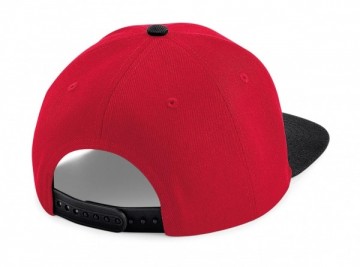 Beechfield Original Flat Peak 6 Panel Snapback B661 achterkant