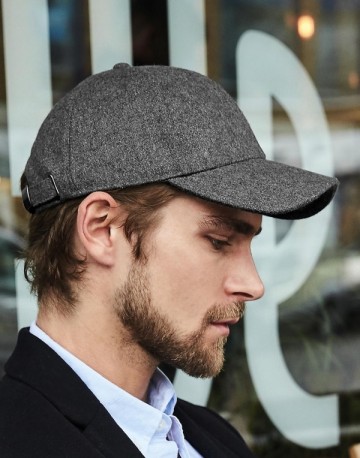 Beechfield Melton Wool 6 Panel Cap B674