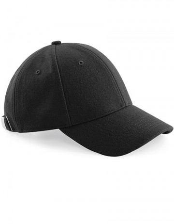 Beechfield Melton Wool 6 Panel Cap B674 zwart
