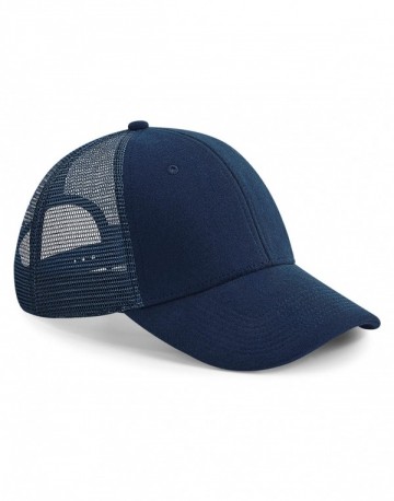 Beechfield Jersey Athleisure Trucker B678 marineblauw