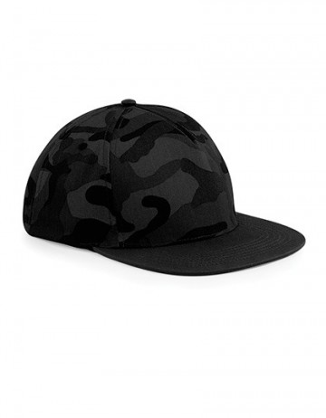 Beechfield Camo Snapback B691midnight camo / zwart