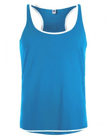 Starworld Contrast Sporthemd SW305 atol wit