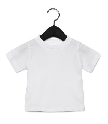 B+C Baby Canvas Crew Neck T-shirt 3001B wit