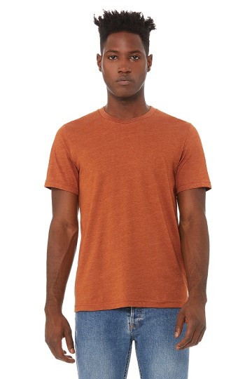 CVC3001 B+C Unisex Canvas Heather CVC T-shirt autumn heather