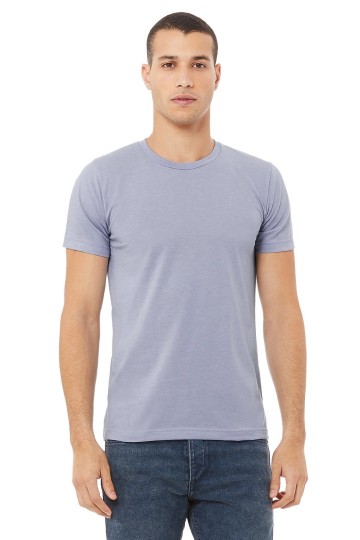 CVC3001 B+C Unisex Canvas Heather CVC T-shirt blue heather