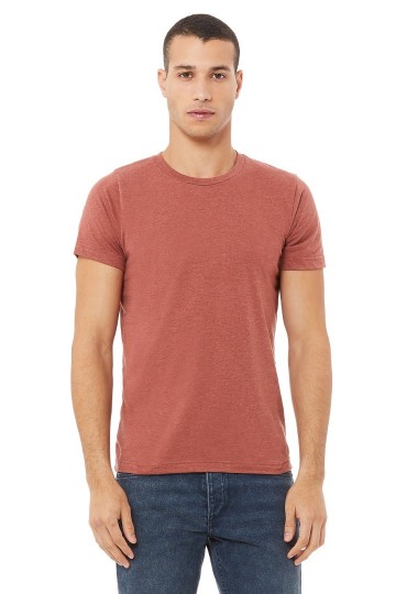 CVC3001 B+C Unisex Canvas Heather CVC T-shirt clay heather