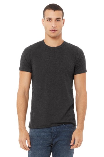 CVC3001 B+C Unisex Canvas Heather CVC T-shirt donkergrijs heather