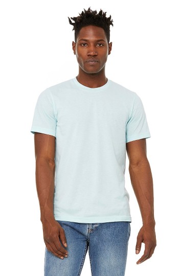 CVC3001 B+C Unisex Canvas Heather CVC T-shirt ice blue heather