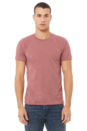 CVC3001 B+C Unisex Canvas Heather CVC T-shirt mauve heather