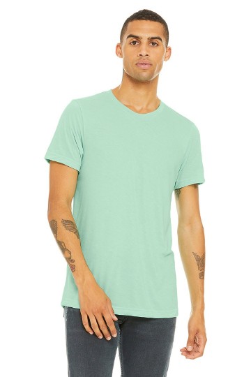 CVC3001 B+C Unisex Canvas Heather CVC T-shirt mint green heather