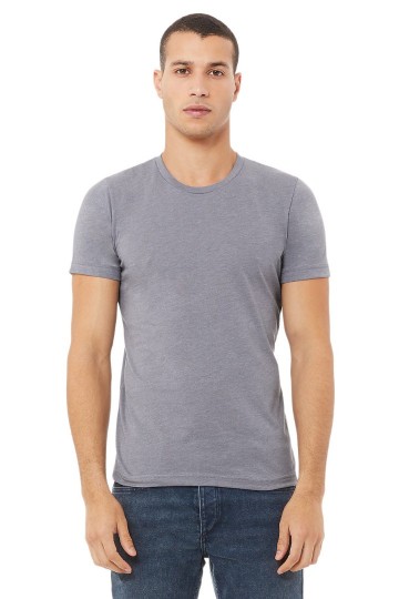 CVC3001 B+C Unisex Canvas Heather CVC T-shirt storm heather