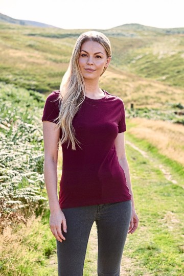 EA001F AWDis dames Cascades Organic Tee