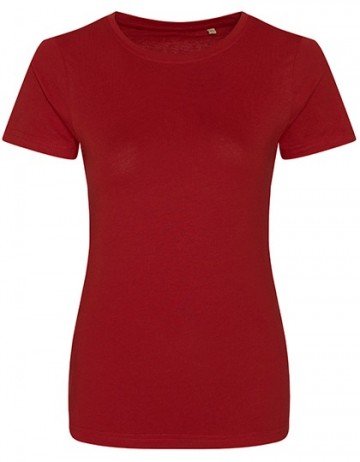 EA001F AWDis dames Cascades Organic Tee fire red