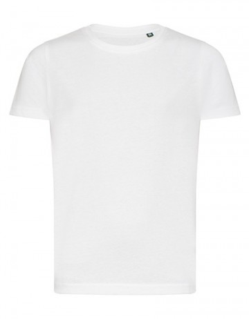 EA001J AWDis junior Cascades Organic Tee arctic white