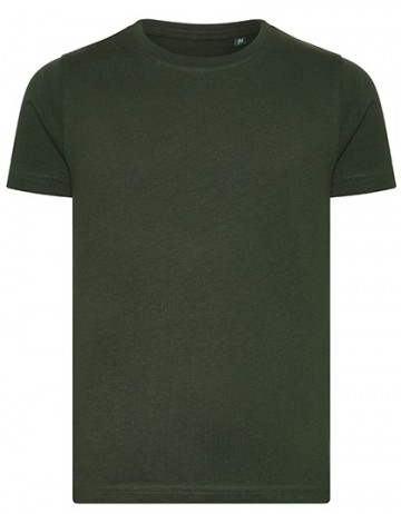 EA001J AWDis junior Cascades Organic Tee bottle green