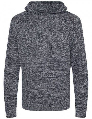 EA080 AWDis Iguazu duurzame gebreide hoodie heather grey / charcoal