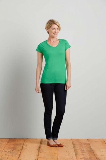 Gildan Softstyle T-shirt met V-hals