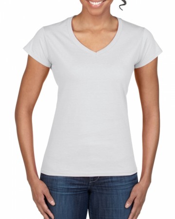 Gildan Softstyle T-shirt met V-hals