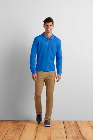 Gildan Premium Polo met LM