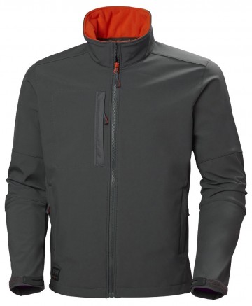 HH Kensington Softshell jack 74231 donkergrijs