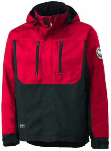 HH Berg Jacket 76201 rood - zwart