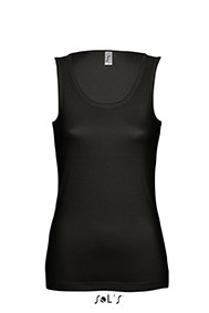 11475 Sol's Jane Tanktop diep zwart