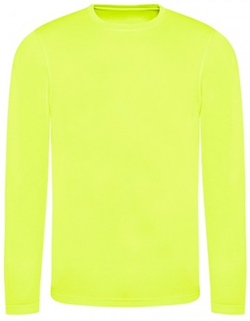 JC002 Long Sleeve Cool T electric geel