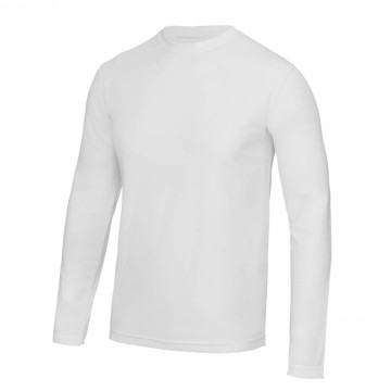 JC002 Long Sleeve Cool T Artic wit