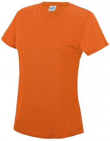 JC005 Just Cool Girlie T electric oranje