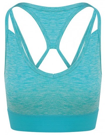 AWDIS Dsames Cross Back Crop Top oceaan melange