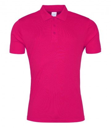 JC021 AWDis Smooth polo warm roze
