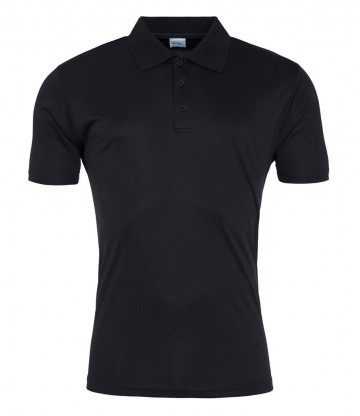 JC021 AWDis Smooth polo jet zwart