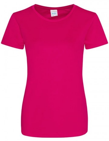 JC025 AWDis dames Cool Smooth T hot pink