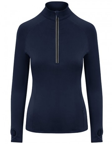 JC035 AWDis dames Cool Flex 1/2 Zip Top french navy