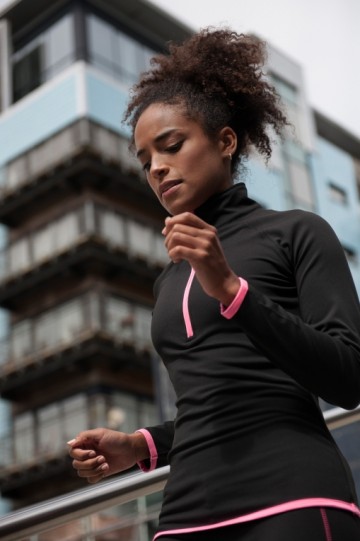 JC036 Girlie Cool 1/2 Zip Sweat