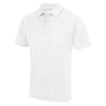 JC040 Cool polo Artic wit