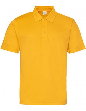 JC040 Cool polo Goudgeel