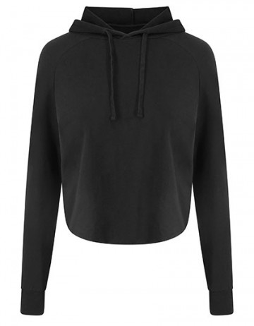 JC054 AWDis dames Cross Back Hoodie jet black