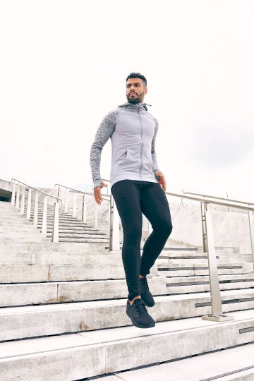 JC057 AWDIS heren Cool contrast zoodie