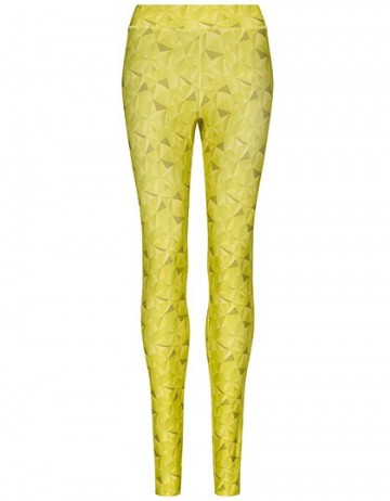 JC077 AWDis dames Cool printed Legging kaleidoscope lime