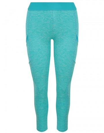 JC078 AWDis dames Cool Dynamic legging ocean melange / ocean