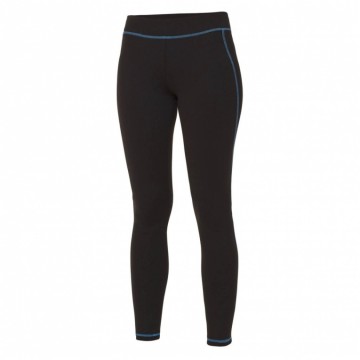 JC087 Girlie Cool Athletic Pant Jet zwart / Saffier blauw