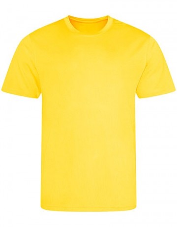 JC201 AWDis mannen recycled Cool T-shirt sun yellow