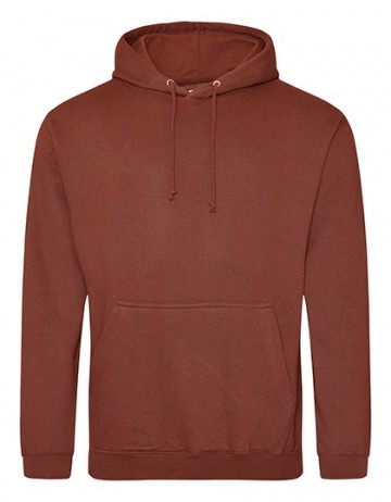 JH001 AWDis College Hoodie roestig rood