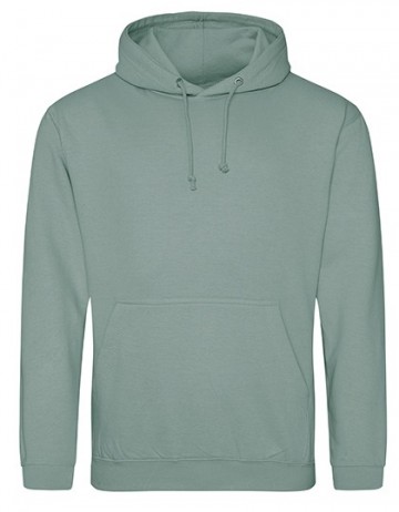 JH001 AWDis College Hoodie stoffig groen