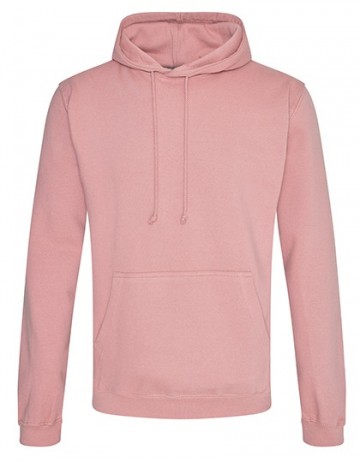 JH001 AWDis College Hoodie stoffig roze