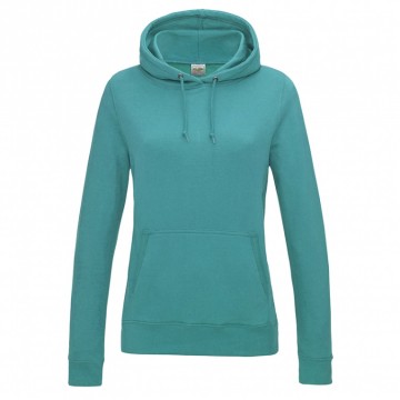 JH001F AWDis Women´s College Hoodie Hawaii blauw