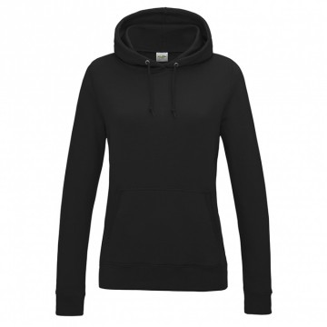 JH001F AWDis Women´s College Hoodie Jet zwart